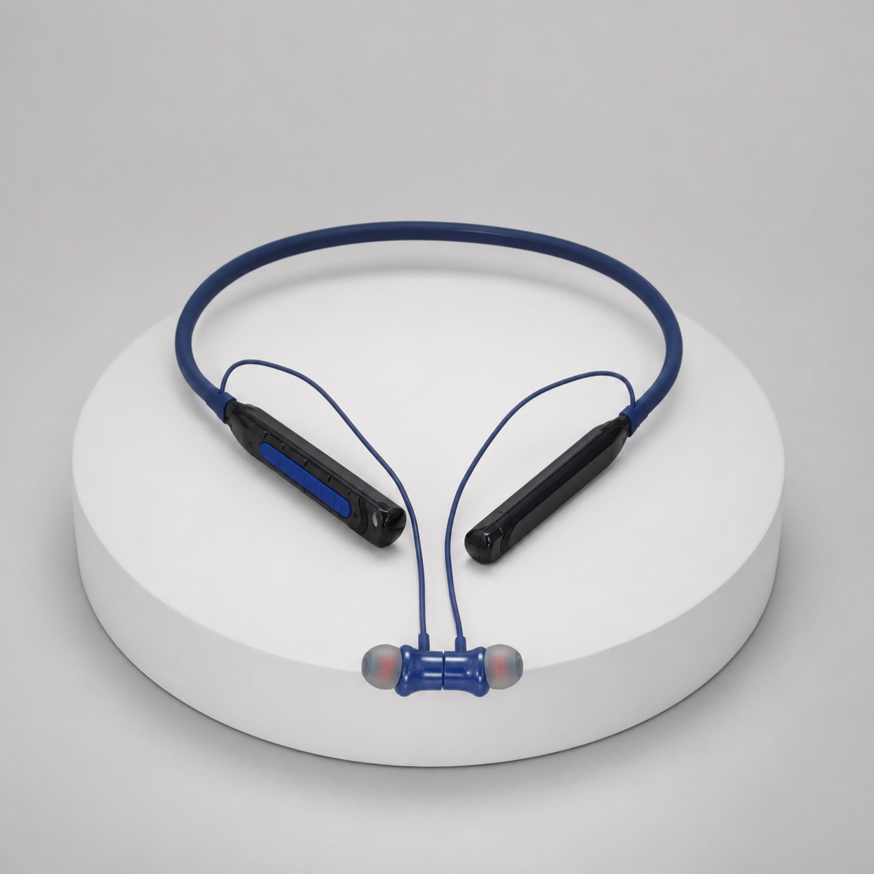 HANVORA Wireless Bluetooth Neckband Earphones | 10mm Dynamic Drivers | Deep Bass Stereo Sound | Built-in Mic | Magnetic Earbuds | Sweat-Resistant Neckband Headset for Music, Calls & Workouts