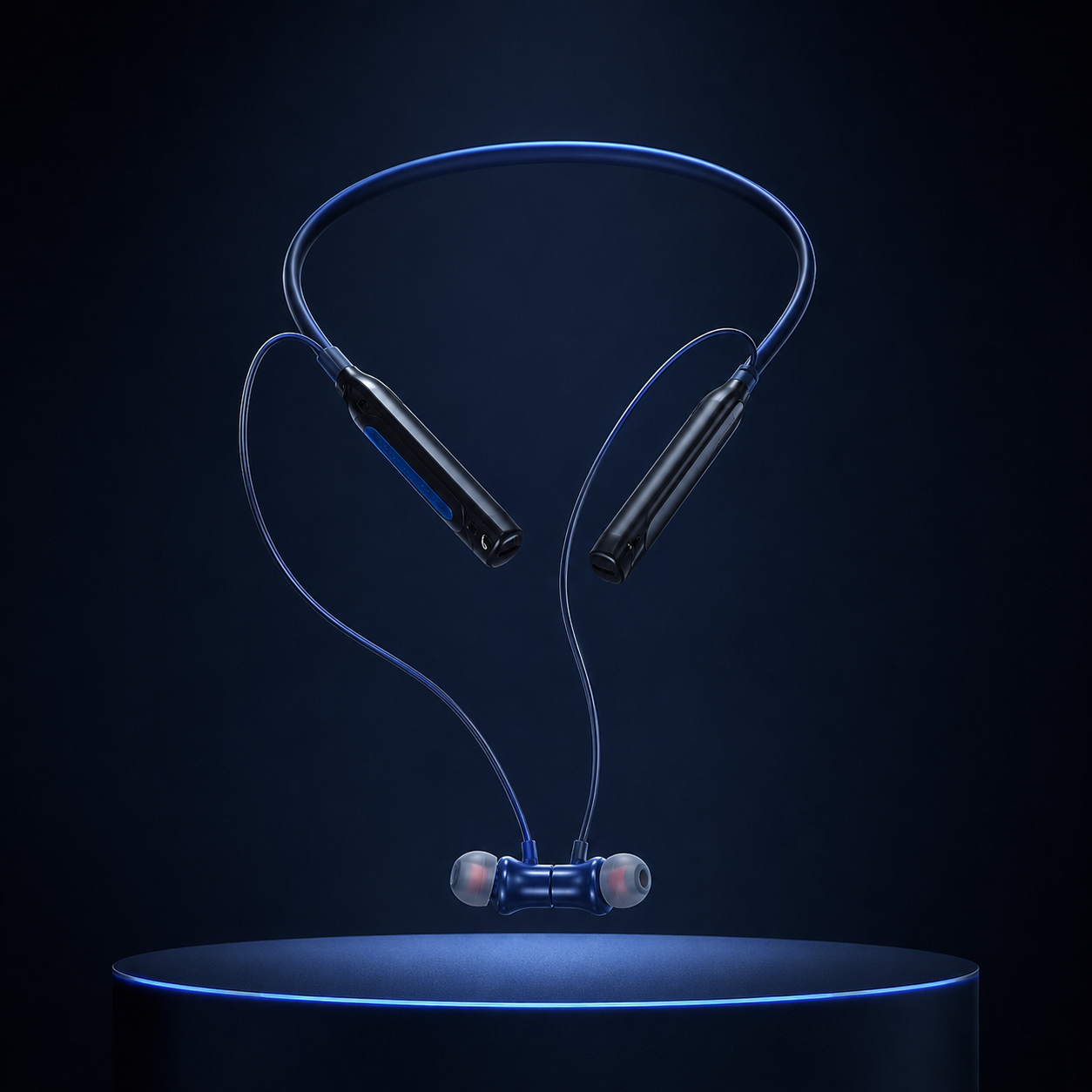 HANVORA Wireless Bluetooth Neckband Earphones | 10mm Dynamic Drivers | Deep Bass Stereo Sound | Built-in Mic | Magnetic Earbuds | Sweat-Resistant Neckband Headset for Music, Calls & Workouts
