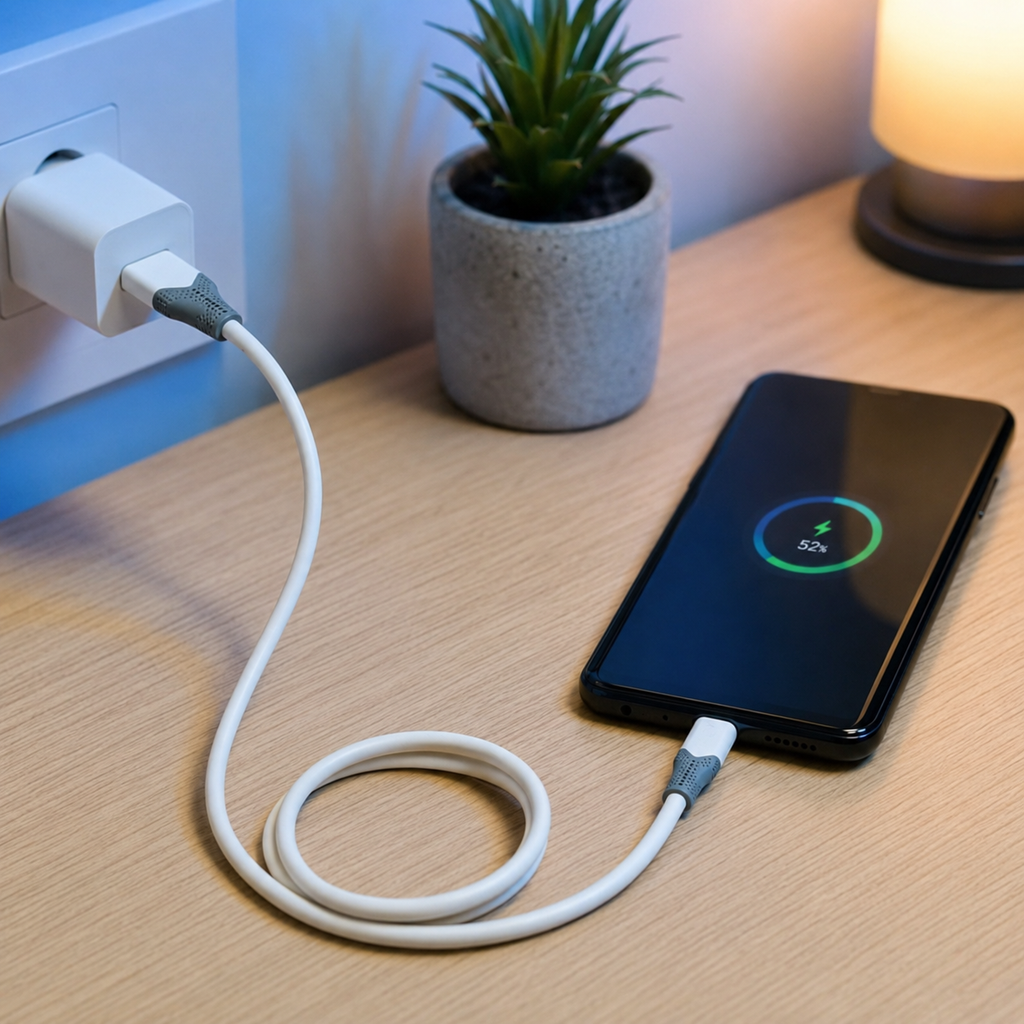 HANVORA USB to Micro USB Fast Charging & Data Cable | 120W High-Speed Charge | Durable Silicone Cable | Tangle-Resistant Sync Cable for Android Smartphones, Power Banks & Accessories