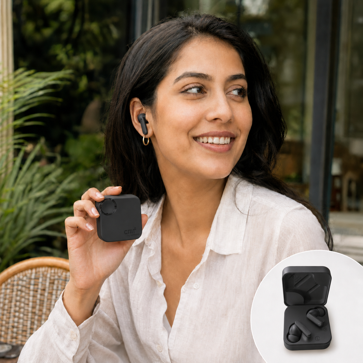 HANVORA Wireless Bluetooth Earbuds with Charging Case | True Wireless Stereo (TWS) | In-Ear Noise Isolating Earphones | Deep Bass | Touch Control | Lightweight Earbuds for Music, Calls & Gaming