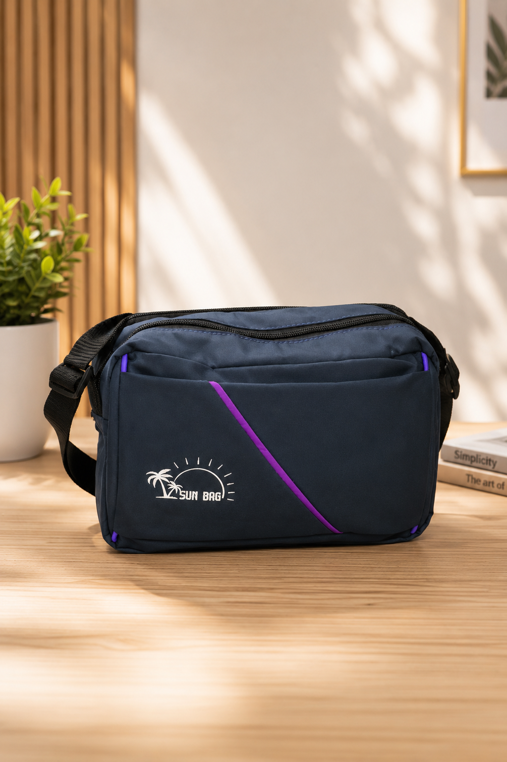 Premium Crossbody Messenger Bag for Men | Lightweight Everyday Shoulder Bag | Multi-Pocket Travel Sling Bag