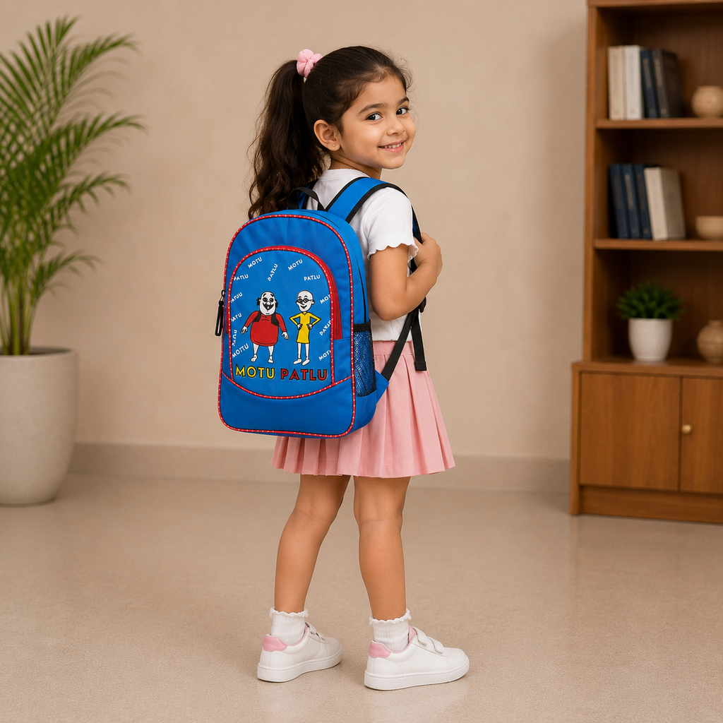 Kids School Backpack for Boys & Girls | Lightweight 16L School Bag | Spacious Backpack with Side Bottle Pocket