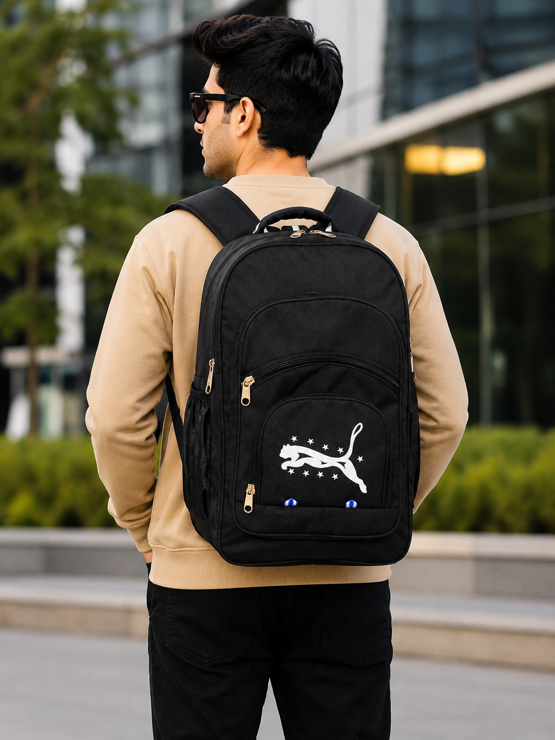 Premium School Backpack for Boys & Girls | 21L Lightweight Polyester Backpack | Water-Resistant Travel & College Bag |