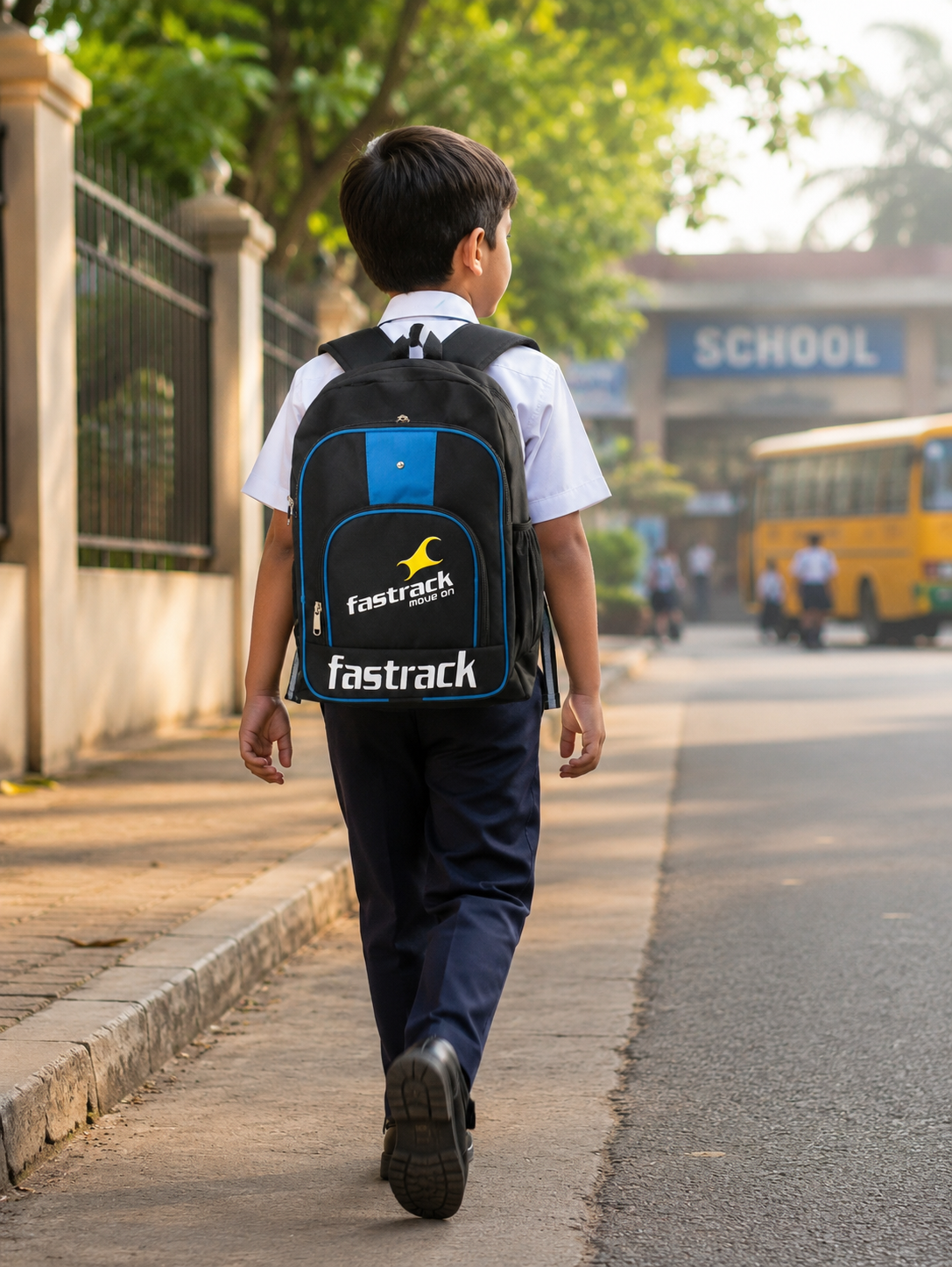 Kids School Backpack for Boys & Girls | Lightweight Water-Resistant School Bag | Spacious 15L Backpack with Side Bottle Pocket |