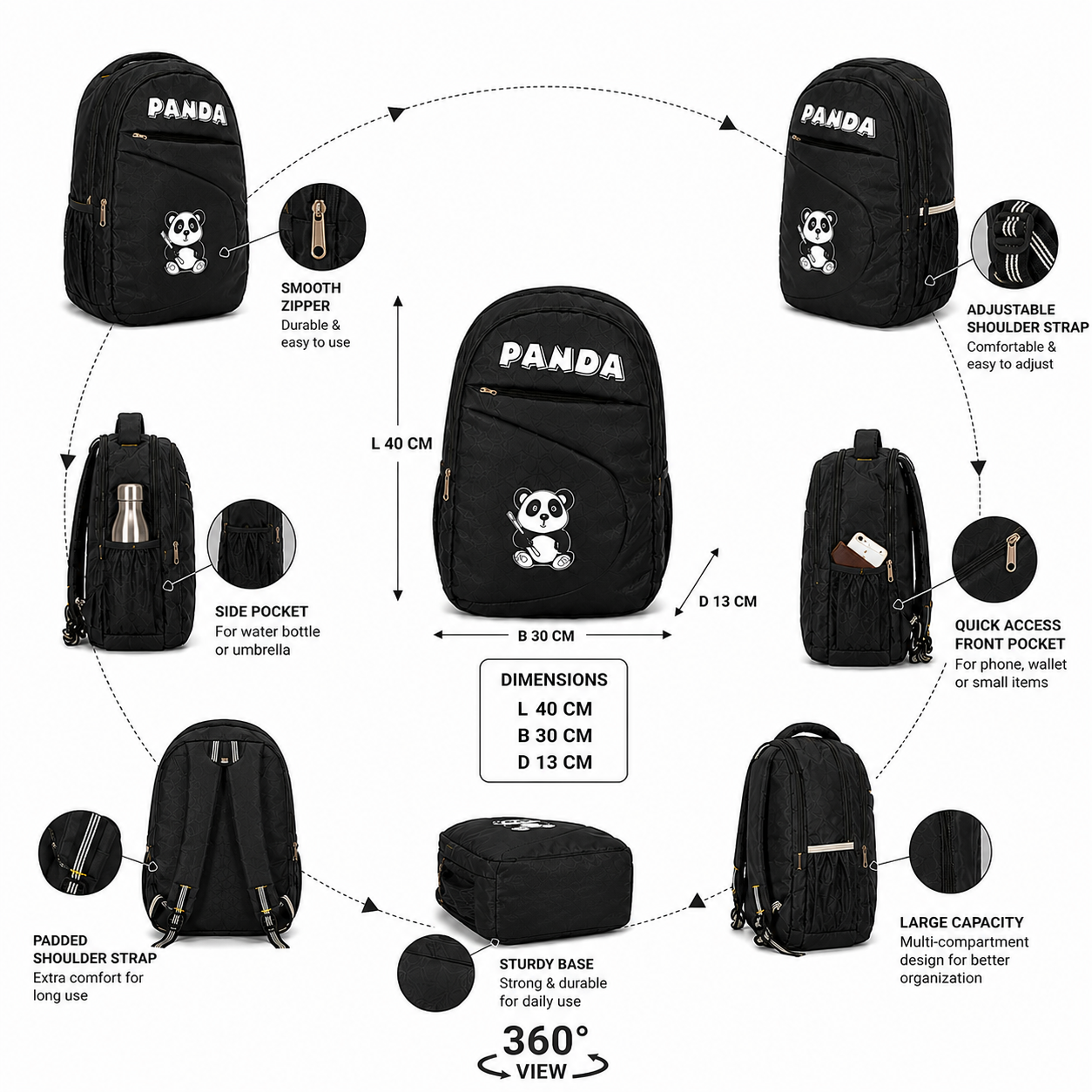 Premium School Backpack for Kids – Lightweight, Spacious & Comfortable