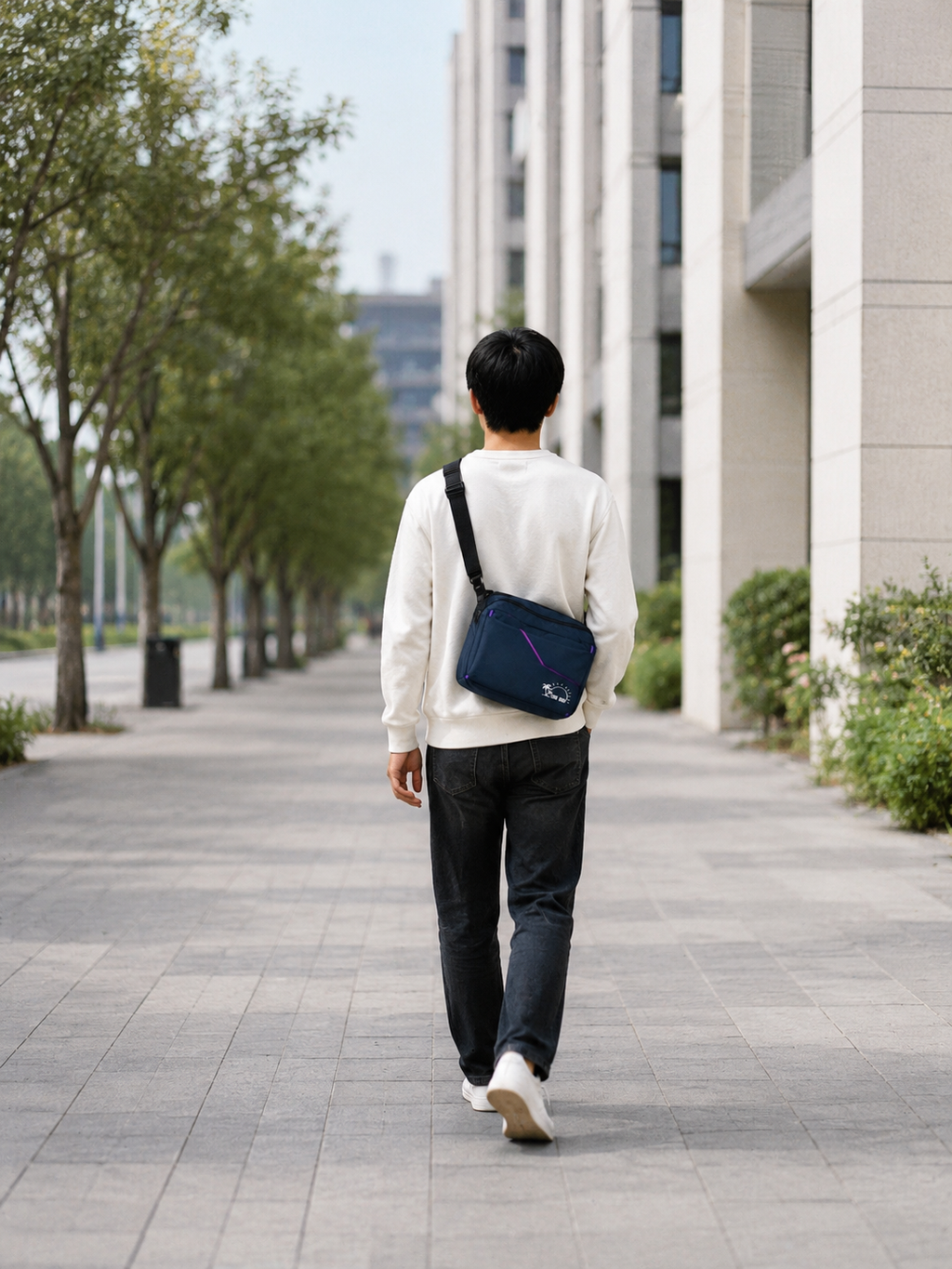Premium Crossbody Messenger Bag for Men | Lightweight Everyday Shoulder Bag | Multi-Pocket Travel Sling Bag