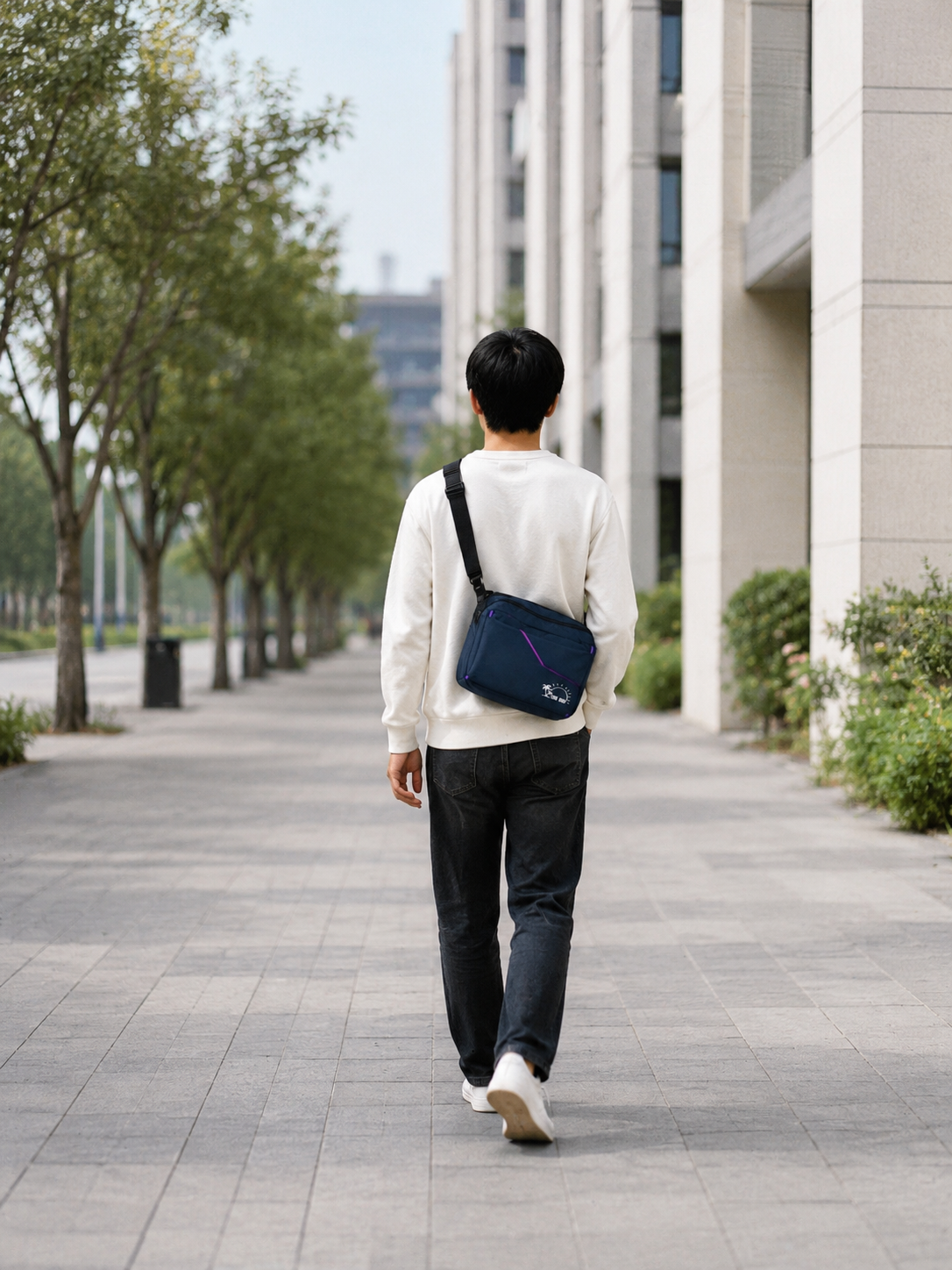 Premium Crossbody Messenger Bag for Men | Lightweight Everyday Shoulder Bag | Multi-Pocket Travel Sling Bag