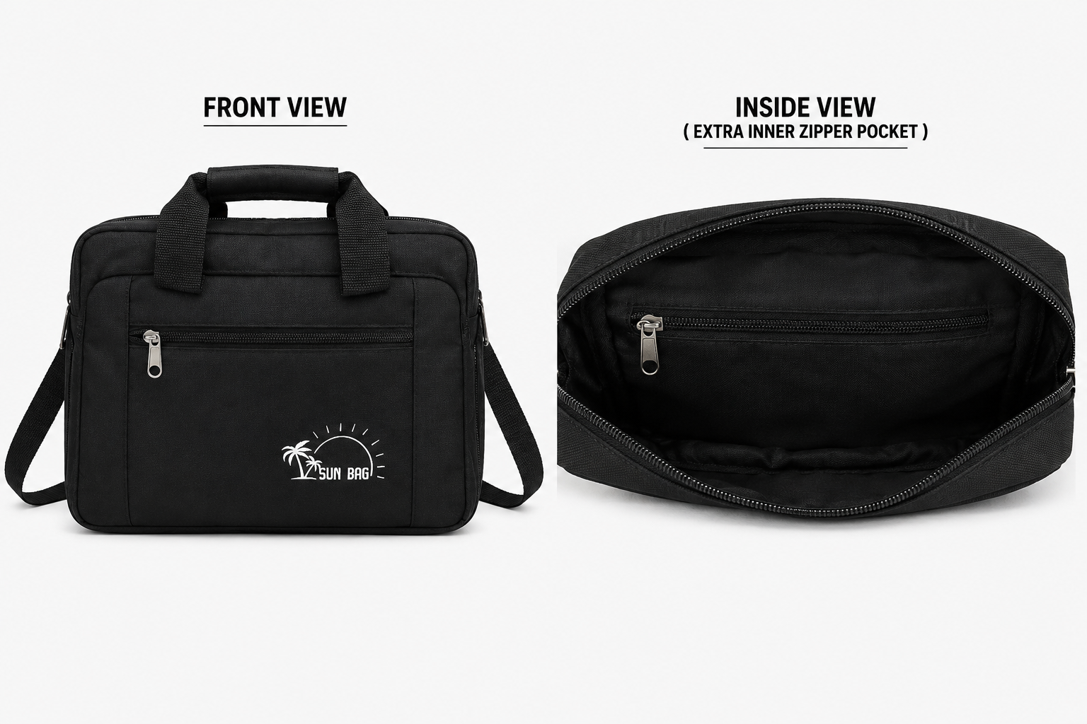 Premium Business Messenger Bag for Men | Office Document Shoulder Bag | Lightweight Travel Crossbody Bag with Multiple Compartments