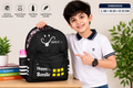 Kids School Backpack | Cute Smile Print Lightweight School Bag for Boys & Girls