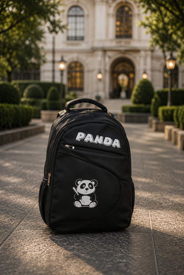 HANVORA Panda Kids School Bag - Front View