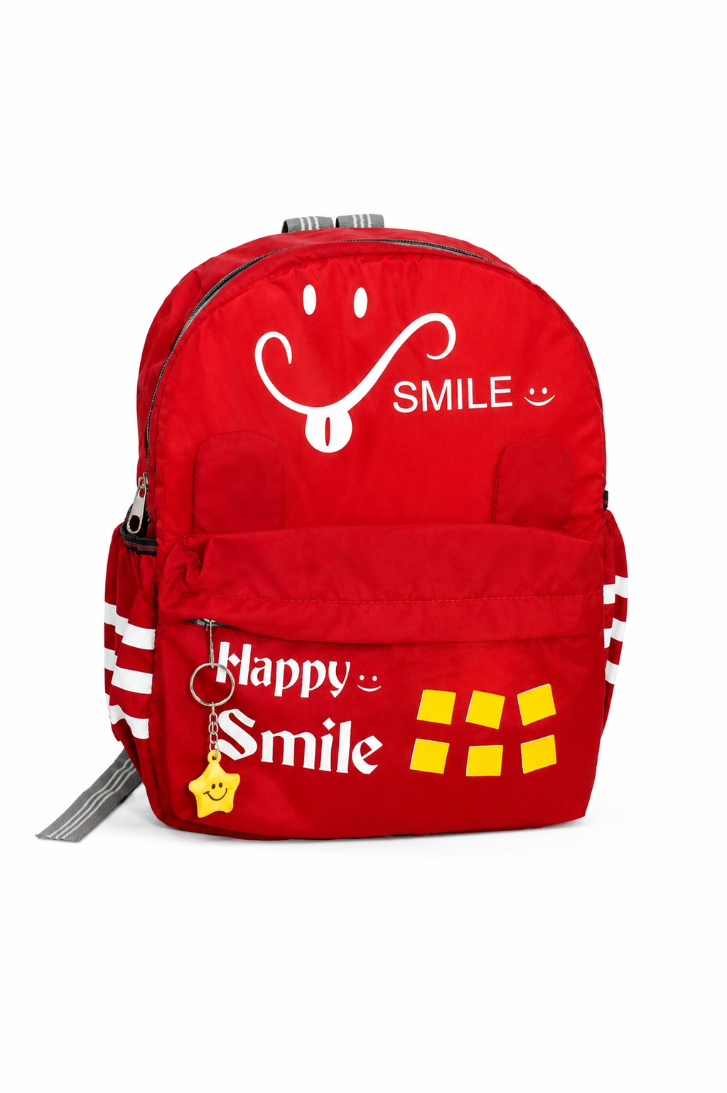 HANVORA Happy Smile Kids School Bag Red - Full product view