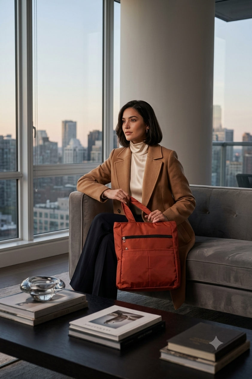 HANVORA Tote Bag Rust - Premium shot